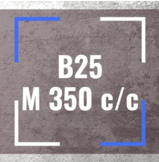 Бетон B25, М 350 c/c 
