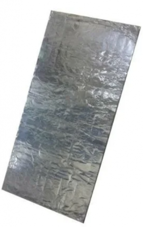 Картон базальтовый Тизол БВТМ-К-Ф1 (фольга алюминиевая с 1 стороны) 10 мм  - photo 1