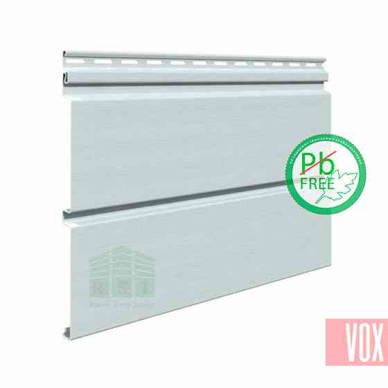 Сайдинг виниловый VOX SV-05 Vifront Unicolor (светло-серый) 3.0 м 