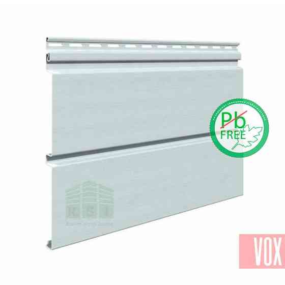 Сайдинг виниловый VOX SV-05 Vifront Unicolor (светло-серый) 3.85 м 