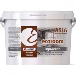 Герметик акриловый ecoroom AS 16 для деревянного строения  - photo 1