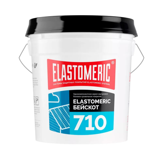 Базовое акриловое гидроизоляционное покрытие Elastomeric 710 Base Coat, 20 кг 