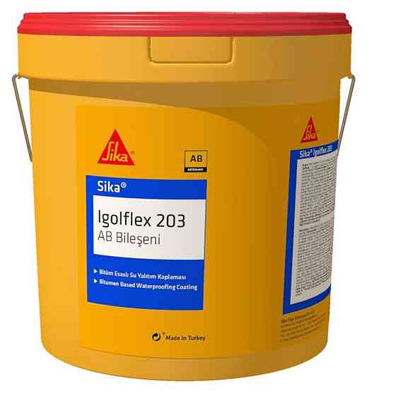 Двухкомпонентная битумная гидроизоляция Sika Igolflex 203 KZ (A+B) 32 кг 